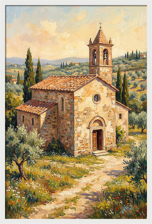 Mediterranean Country Church