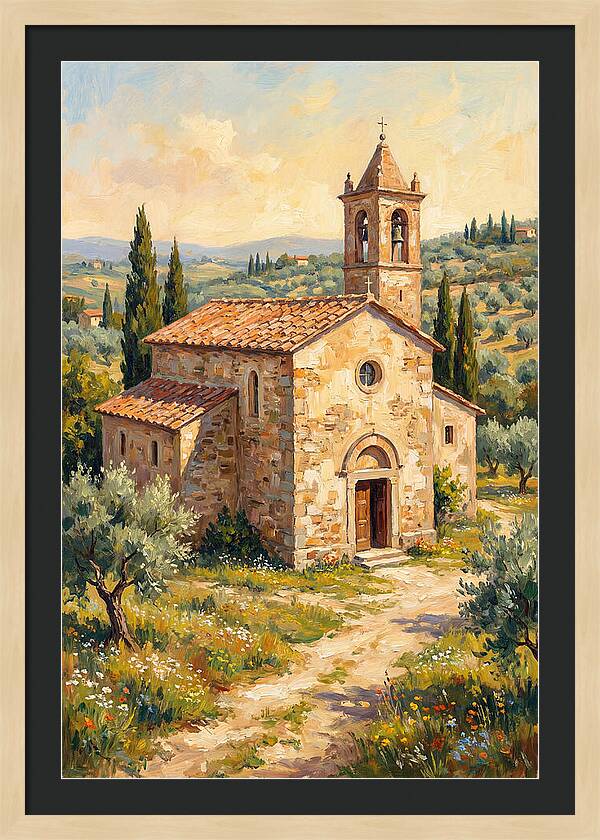 Mediterranean Country Church
