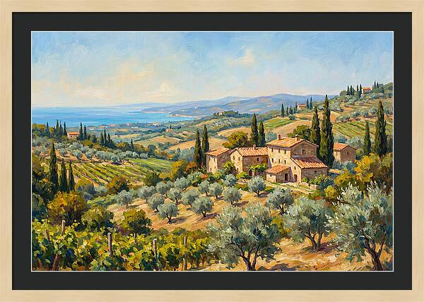 Mediterranean Countryside Serenity