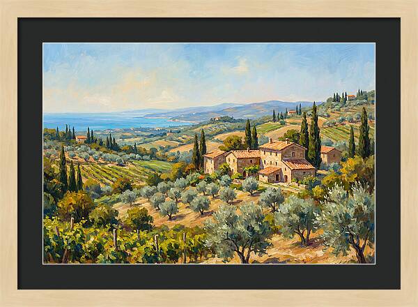 Mediterranean Countryside Serenity