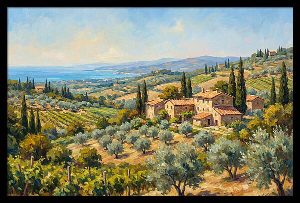 Mediterranean Countryside Serenity