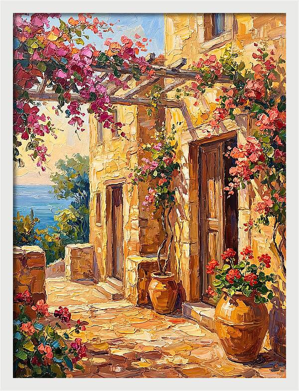 Mediterranean Courtyard Bliss