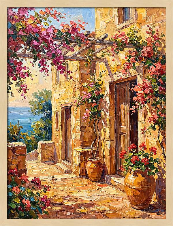 Mediterranean Courtyard Bliss
