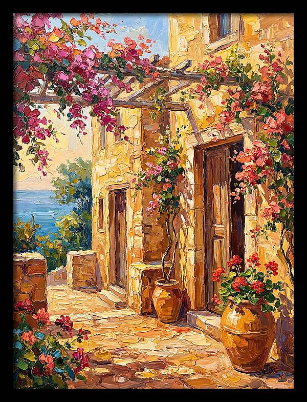Mediterranean Courtyard Bliss