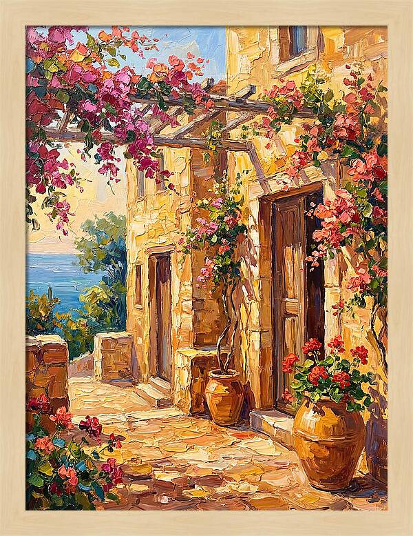 Mediterranean Courtyard Bliss
