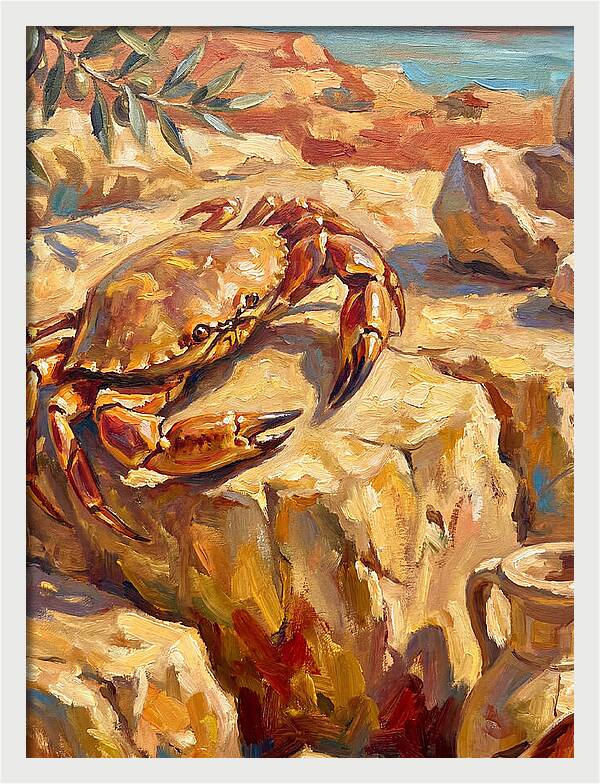 Mediterranean Crab Encounter
