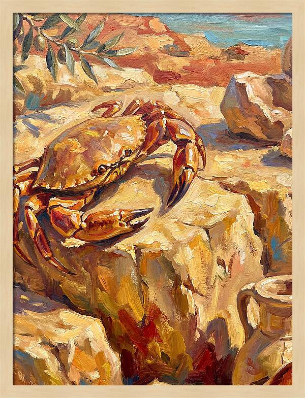 Mediterranean Crab Encounter