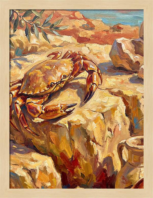 Mediterranean Crab Encounter
