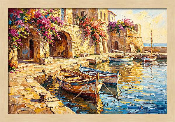 Mediterranean Dockside Serenity