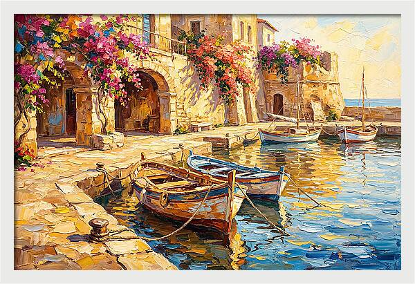 Mediterranean Dockside Serenity