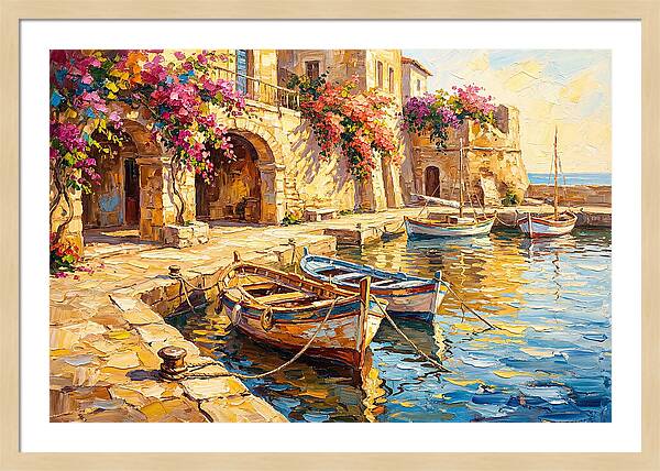 Mediterranean Dockside Serenity