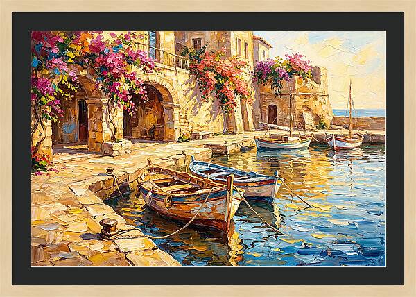 Mediterranean Dockside Serenity