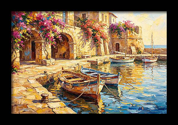 Mediterranean Dockside Serenity