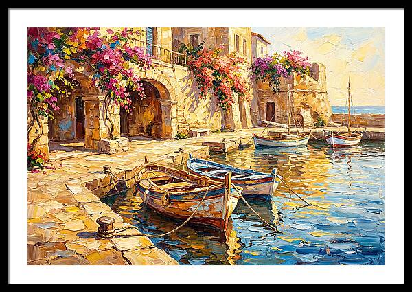 Mediterranean Dockside Serenity