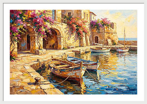 Mediterranean Dockside Serenity