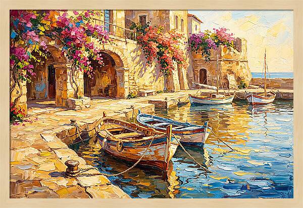 Mediterranean Dockside Serenity