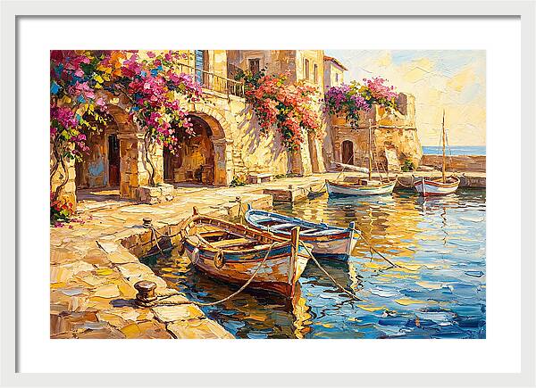 Mediterranean Dockside Serenity
