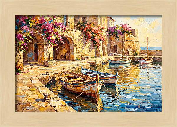 Mediterranean Dockside Serenity
