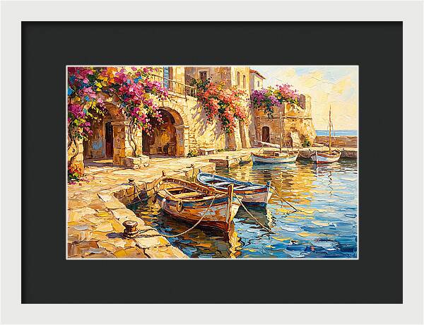 Mediterranean Dockside Serenity