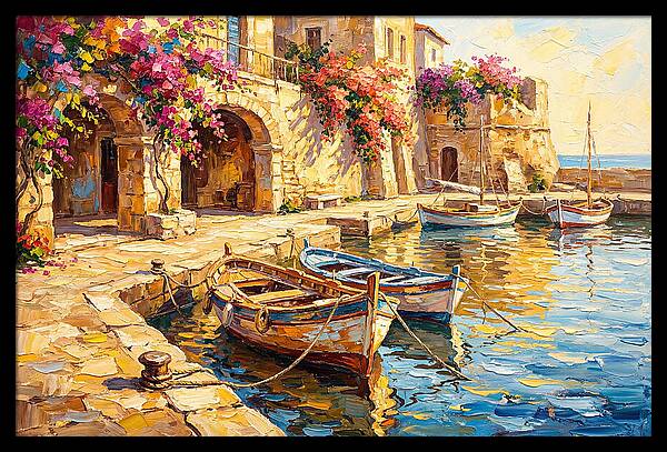 Mediterranean Dockside Serenity