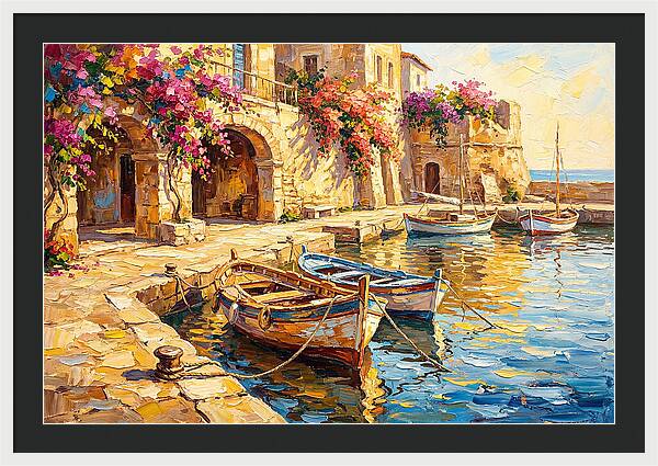 Mediterranean Dockside Serenity