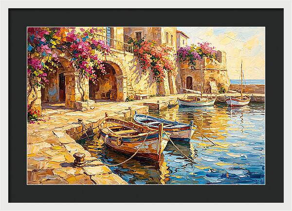 Mediterranean Dockside Serenity