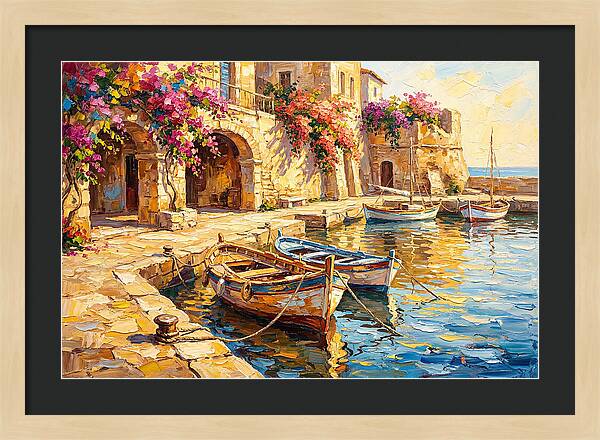 Mediterranean Dockside Serenity
