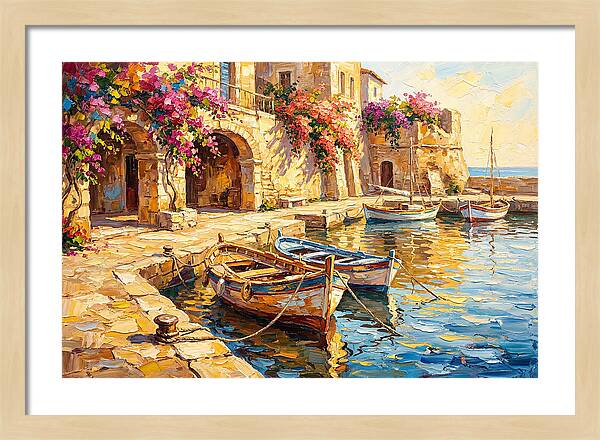 Mediterranean Dockside Serenity