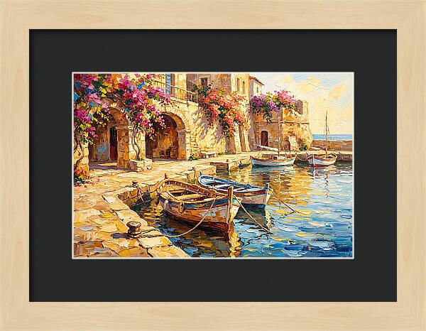 Mediterranean Dockside Serenity