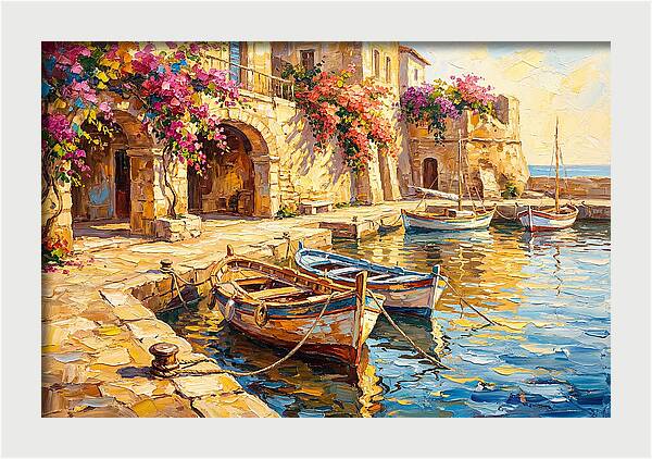 Mediterranean Dockside Serenity