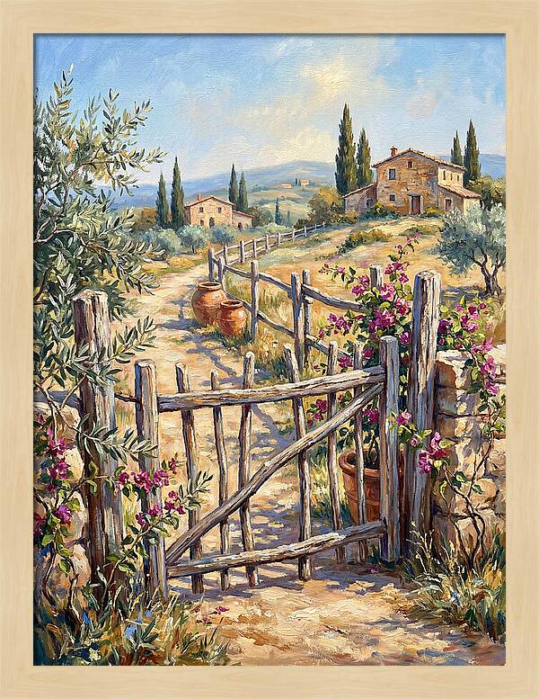 Mediterranean Garden Gate