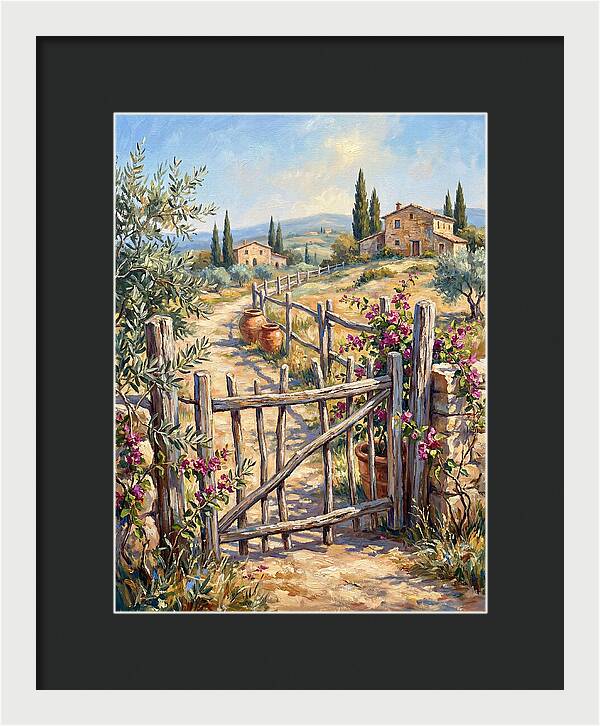 Mediterranean Garden Gate