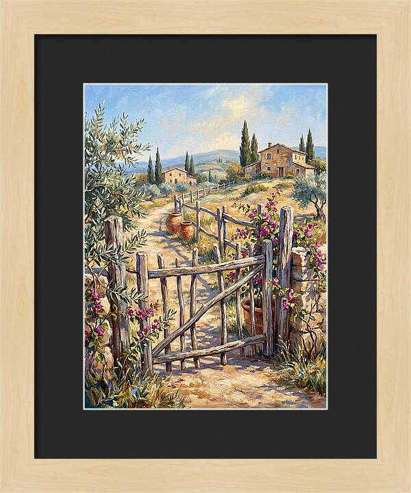 Mediterranean Garden Gate