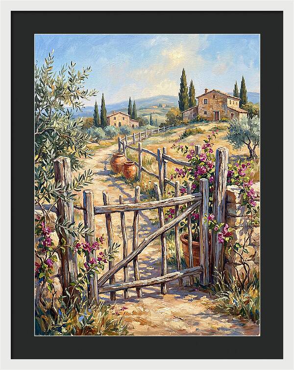 Mediterranean Garden Gate