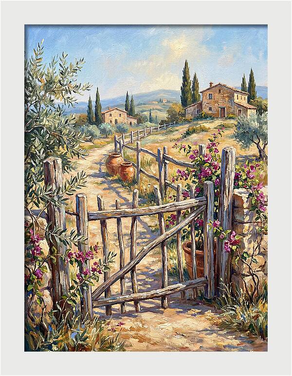 Mediterranean Garden Gate
