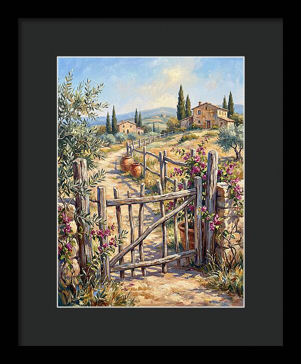Mediterranean Garden Gate