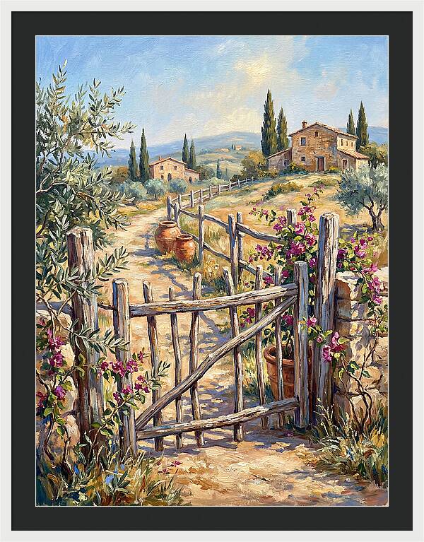 Mediterranean Garden Gate
