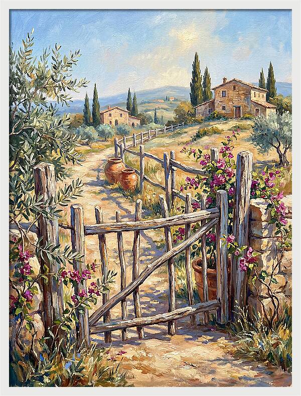 Mediterranean Garden Gate