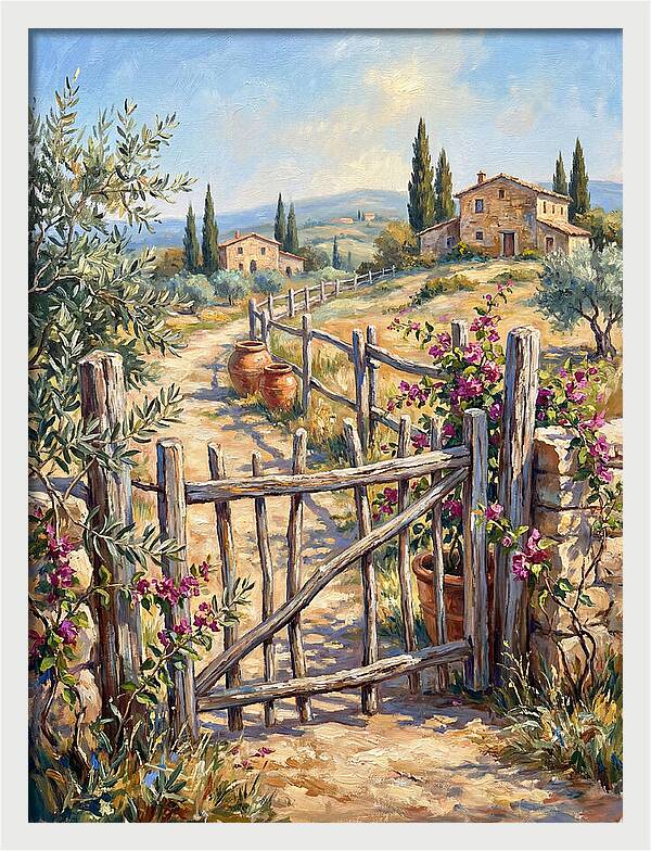 Mediterranean Garden Gate