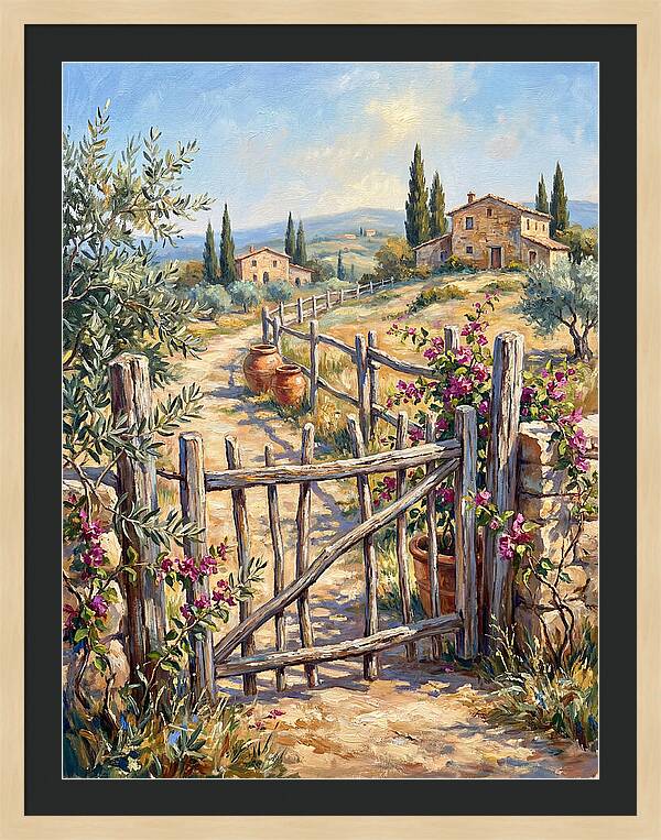 Mediterranean Garden Gate