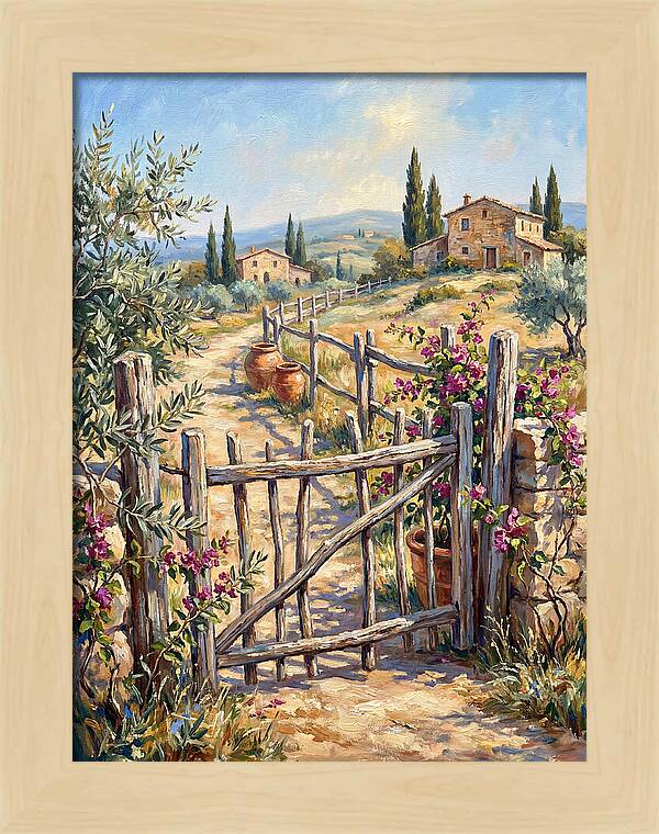 Mediterranean Garden Gate