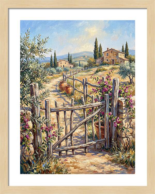 Mediterranean Garden Gate
