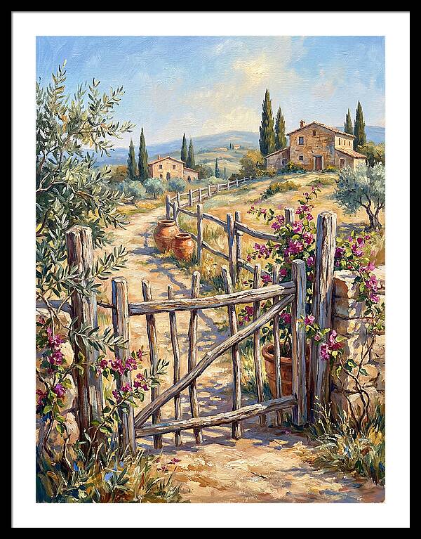 Mediterranean Garden Gate