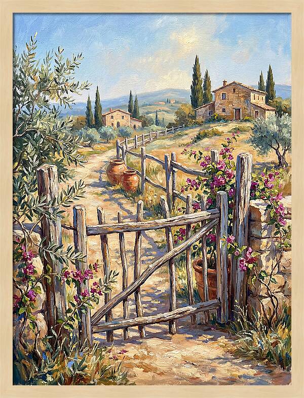Mediterranean Garden Gate