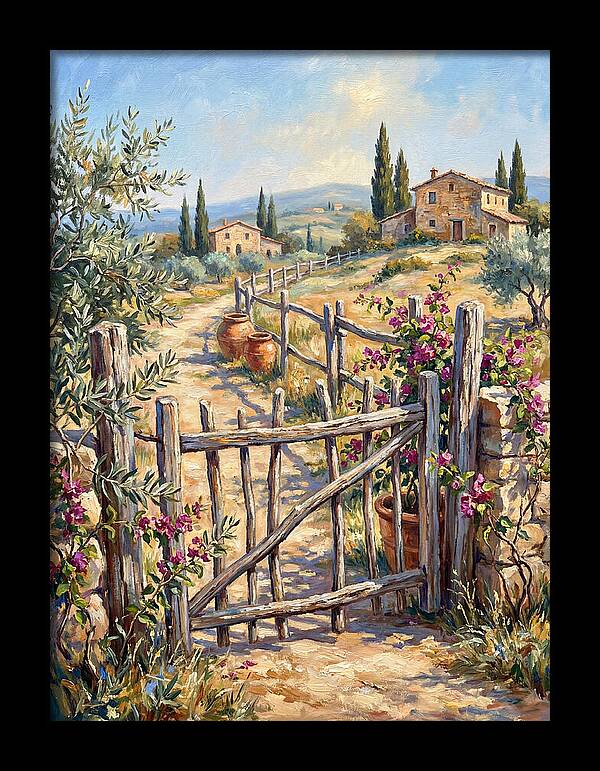 Mediterranean Garden Gate