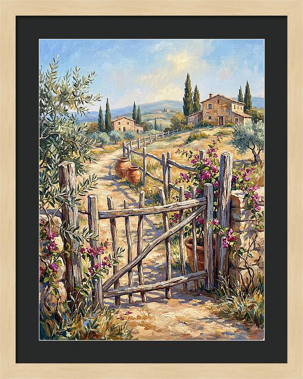 Mediterranean Garden Gate