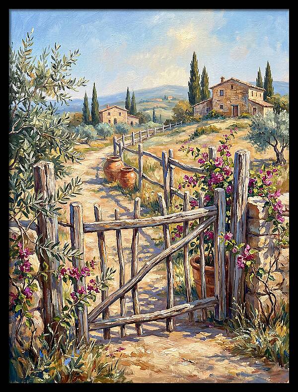 Mediterranean Garden Gate
