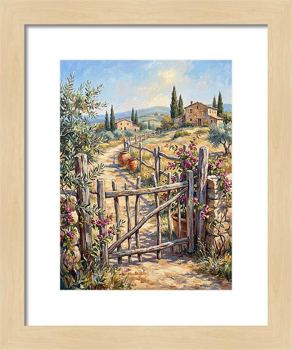 Mediterranean Garden Gate
