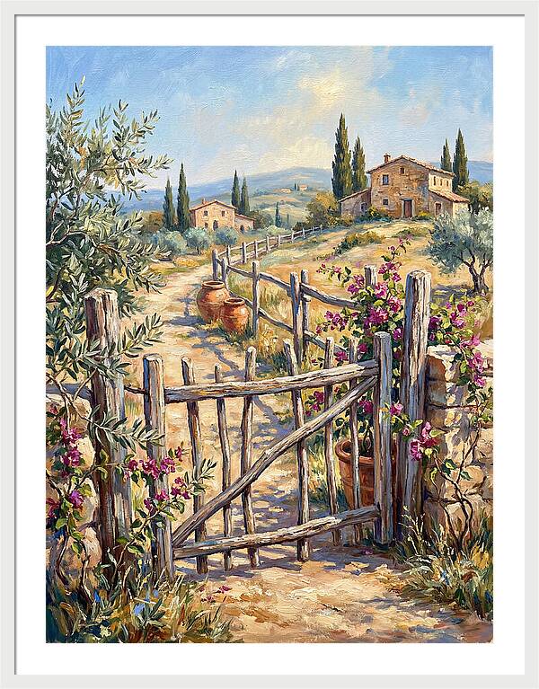 Mediterranean Garden Gate