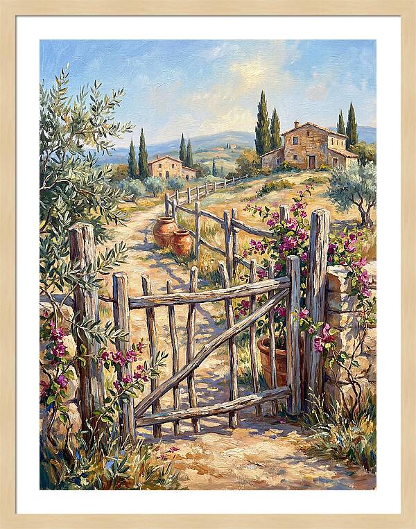 Mediterranean Garden Gate